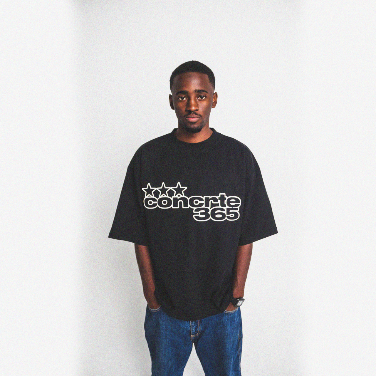 Concrte 3 Star Logo Tee